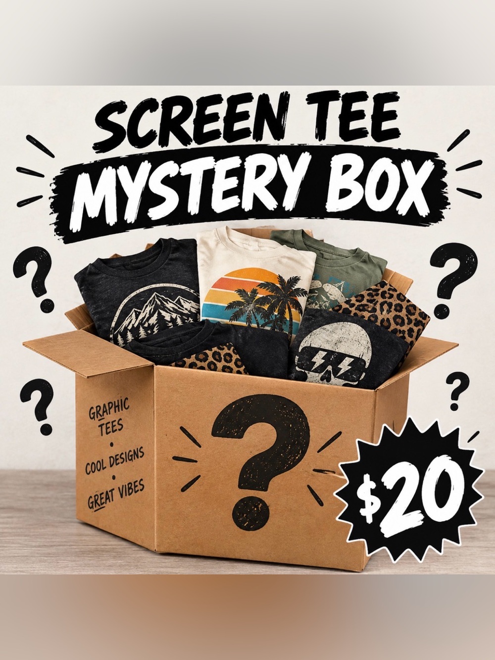 Re-Seller’s mystery box- tees